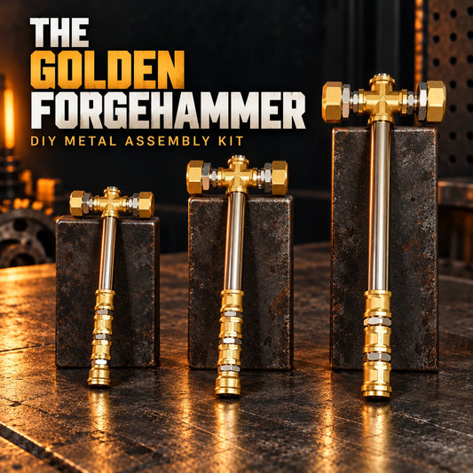 The Golden Forgehammer — DIY Copper Hardware Assembly Kit