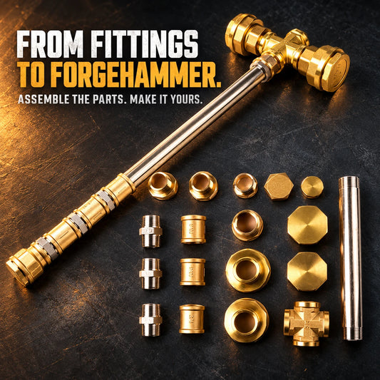 The Golden Forgehammer — DIY Copper Hardware Assembly Kit