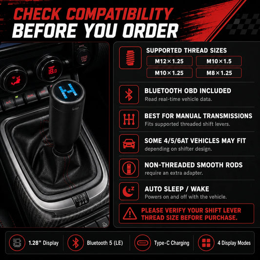 S3 Smart OBD Shift Knob