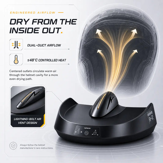 Smart Helmet & Gear Dryer — Controlled Heat & Timer