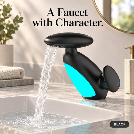 Penguin-Inspired Pull-Out Basin Faucet