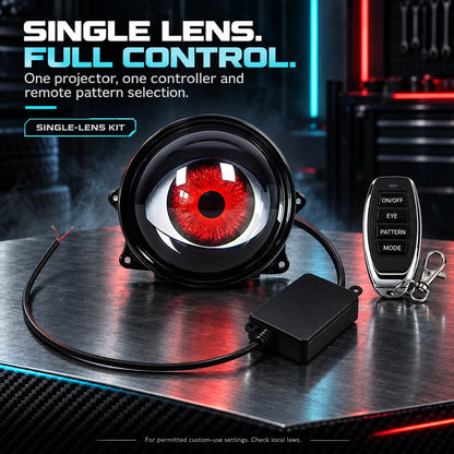 Remote-Controlled Dynamic Eye Projector Accent Light Kit