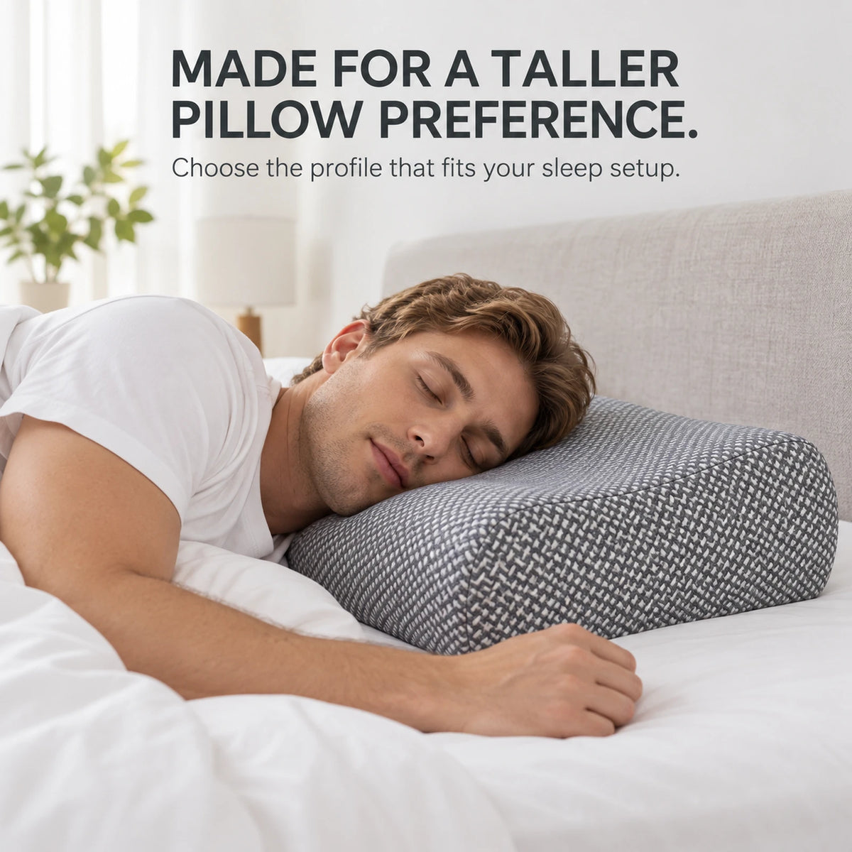 Pillows Custom-Designed for Fitness Enthusiasts and Tall Individuals