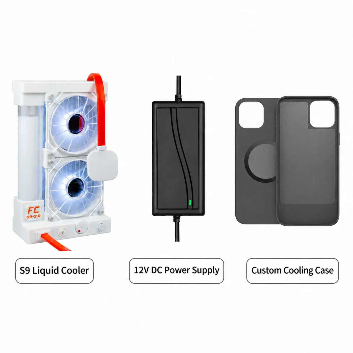 S9 Desktop Liquid Cooling Station for Phones & Tablets