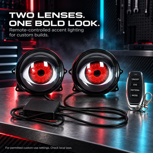 Remote-Controlled Dynamic Eye Projector Accent Light Kit