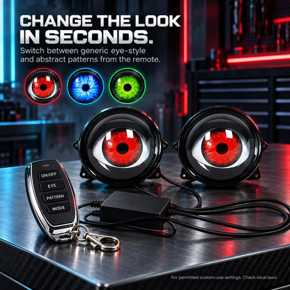 Remote-Controlled Dynamic Eye Projector Accent Light Kit
