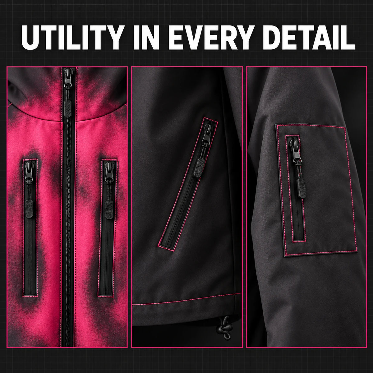 Effect Utility Hooded Jacket