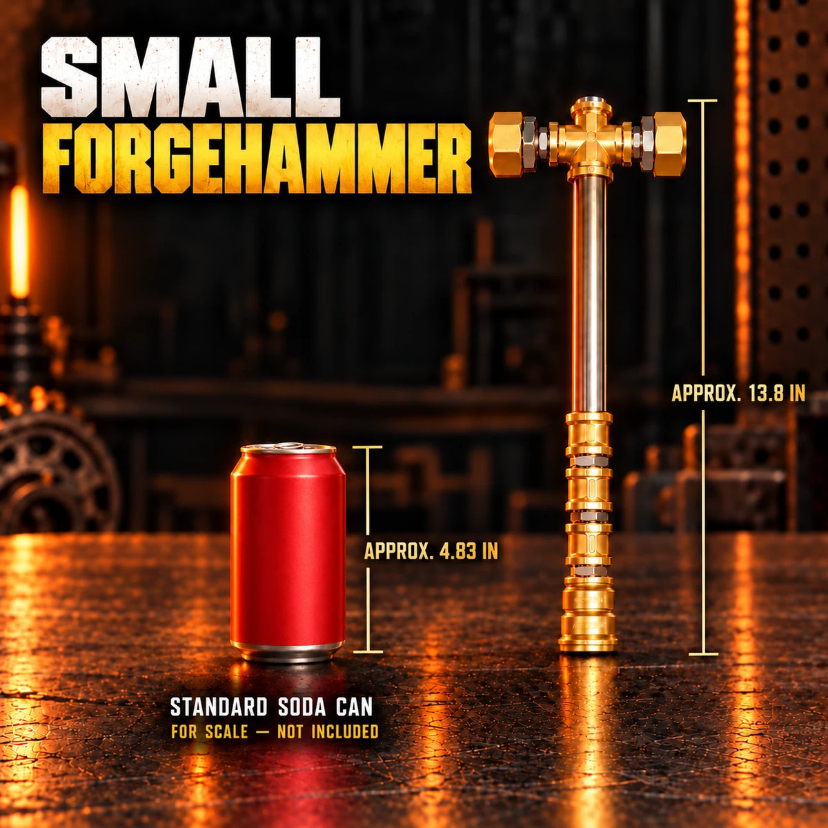 The Golden Forgehammer — DIY Copper Hardware Assembly Kit