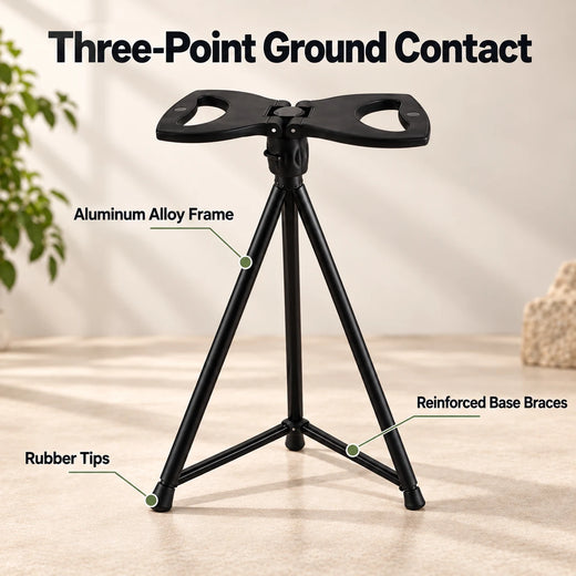 2-in-1 Walking Stick & Portable Stool