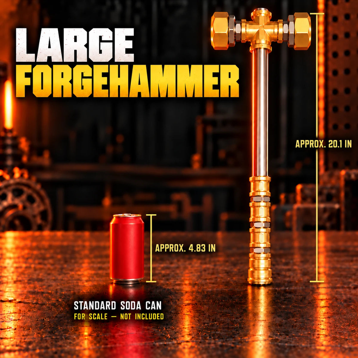 The Golden Forgehammer — DIY Copper Hardware Assembly Kit