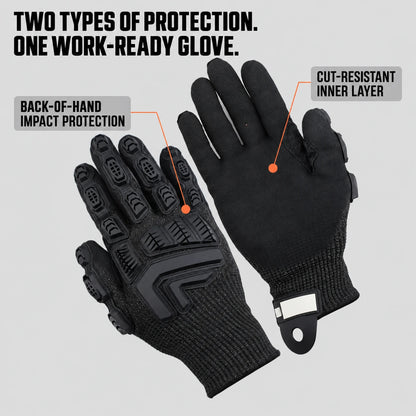 Cut & Impact Protection Work Gloves
