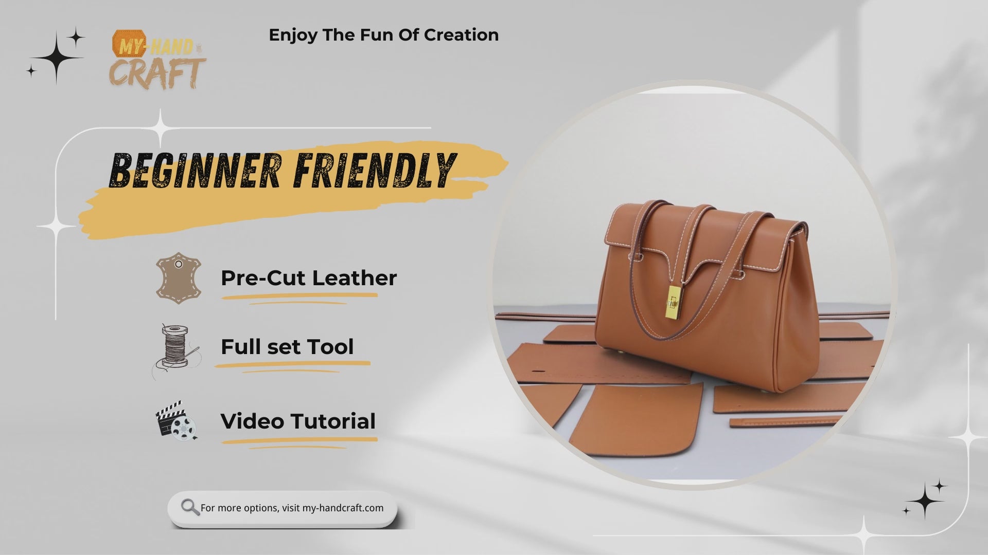 Load video: Handmade bags by youself