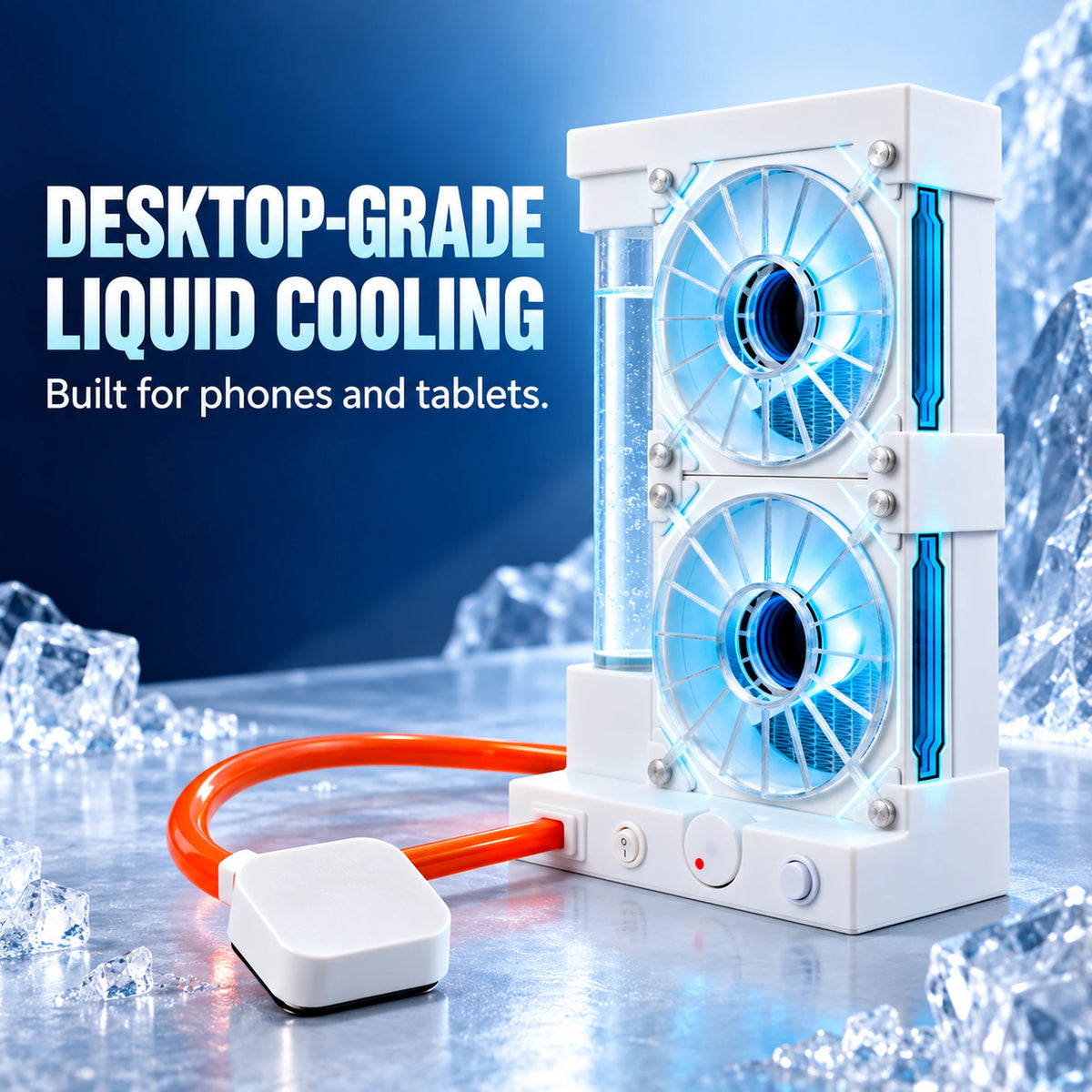 S9 Desktop Liquid Cooling Station for Phones & Tablets