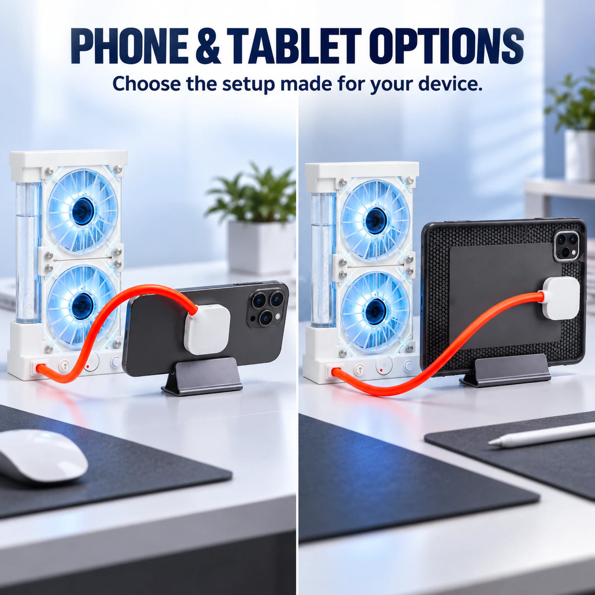 S9 Desktop Liquid Cooling Station for Phones & Tablets
