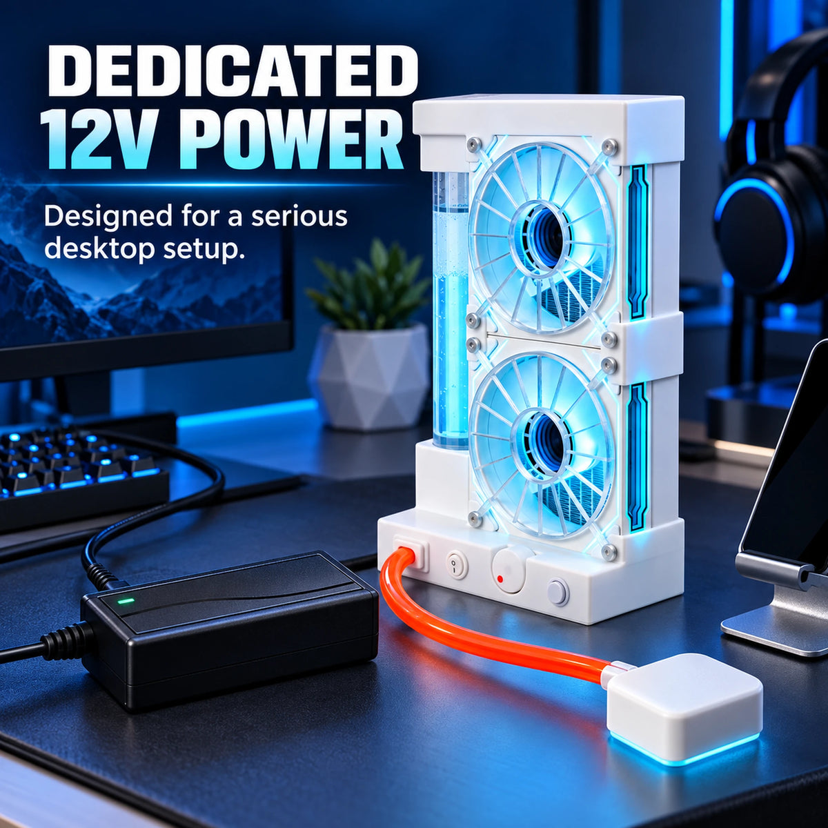 S9 Desktop Liquid Cooling Station for Phones & Tablets