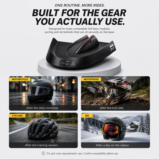 Smart Helmet & Gear Dryer — Controlled Heat & Timer